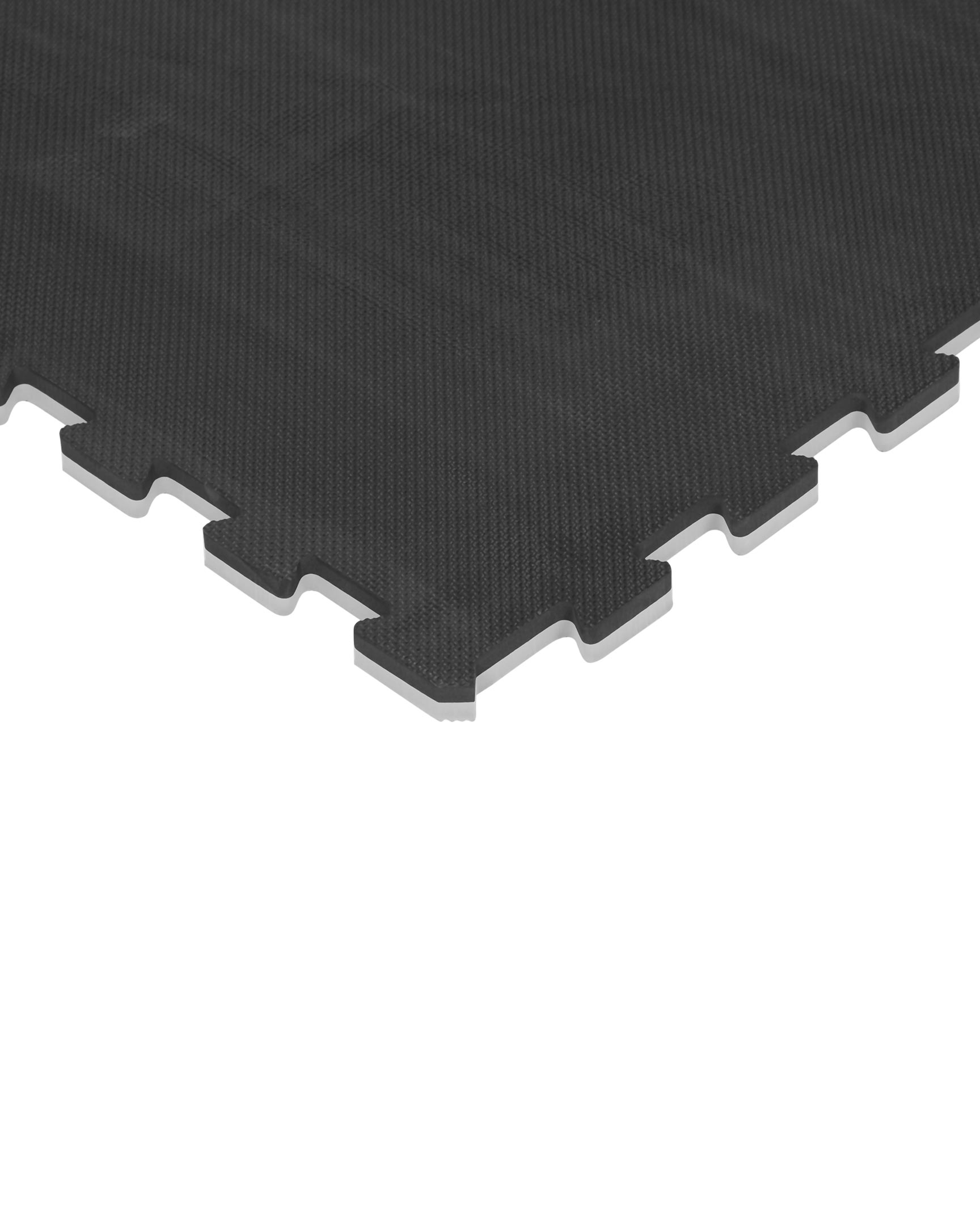 Reversible Puzzle Mat Black/Gray black side detail