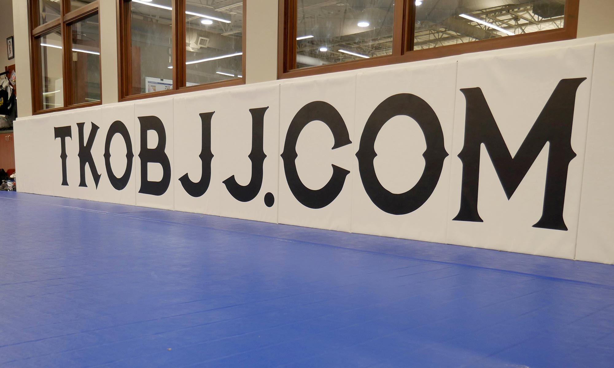 wall pads and mats in a gym