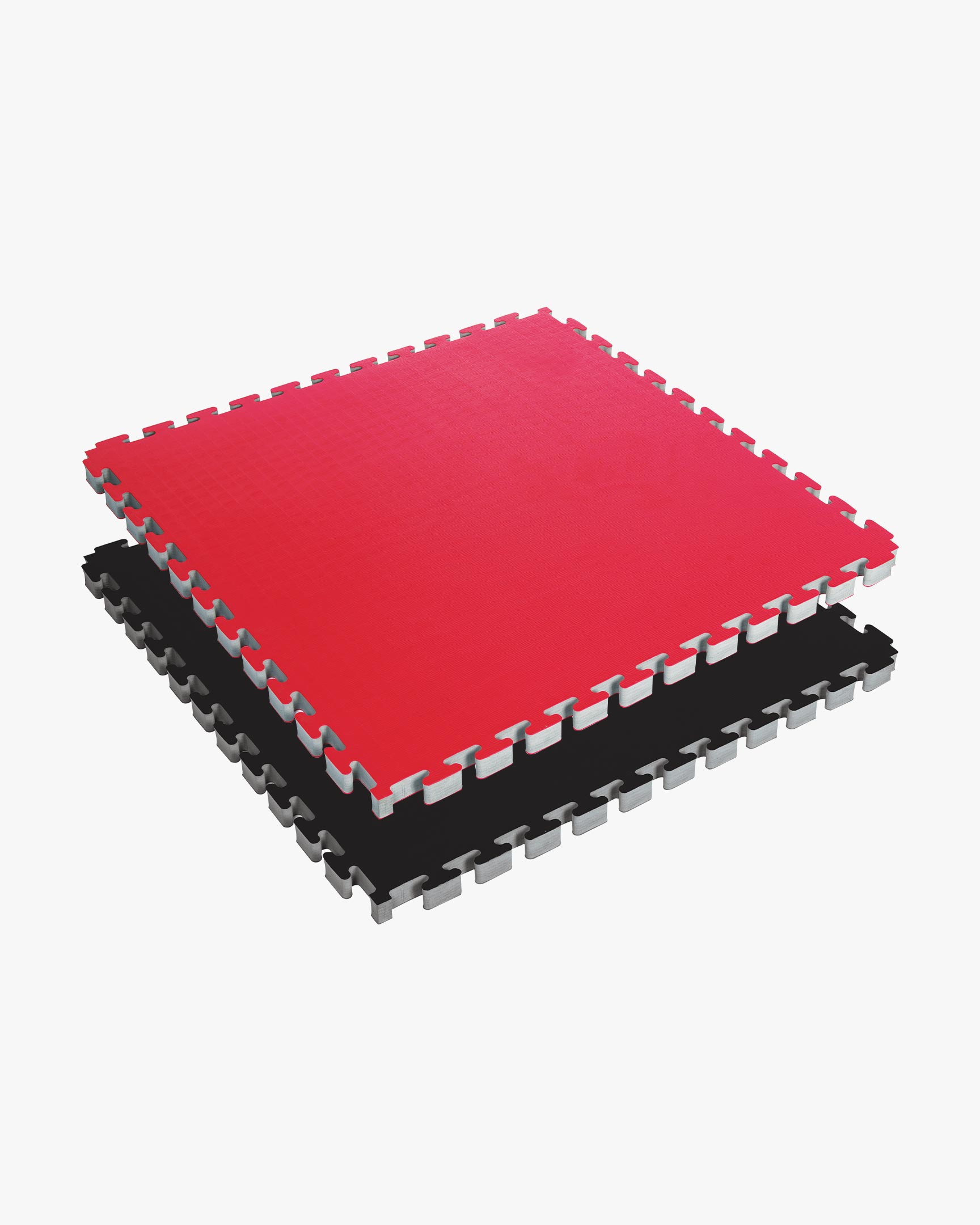 Reversible 1-1/2" Thick Puzzle Mat 1.5" Red Black