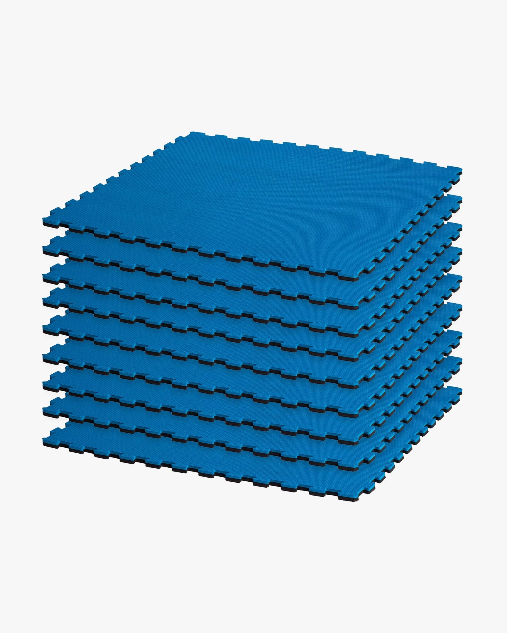 Reversible Puzzle Mat 9 Pack Bundle - Blue/Black