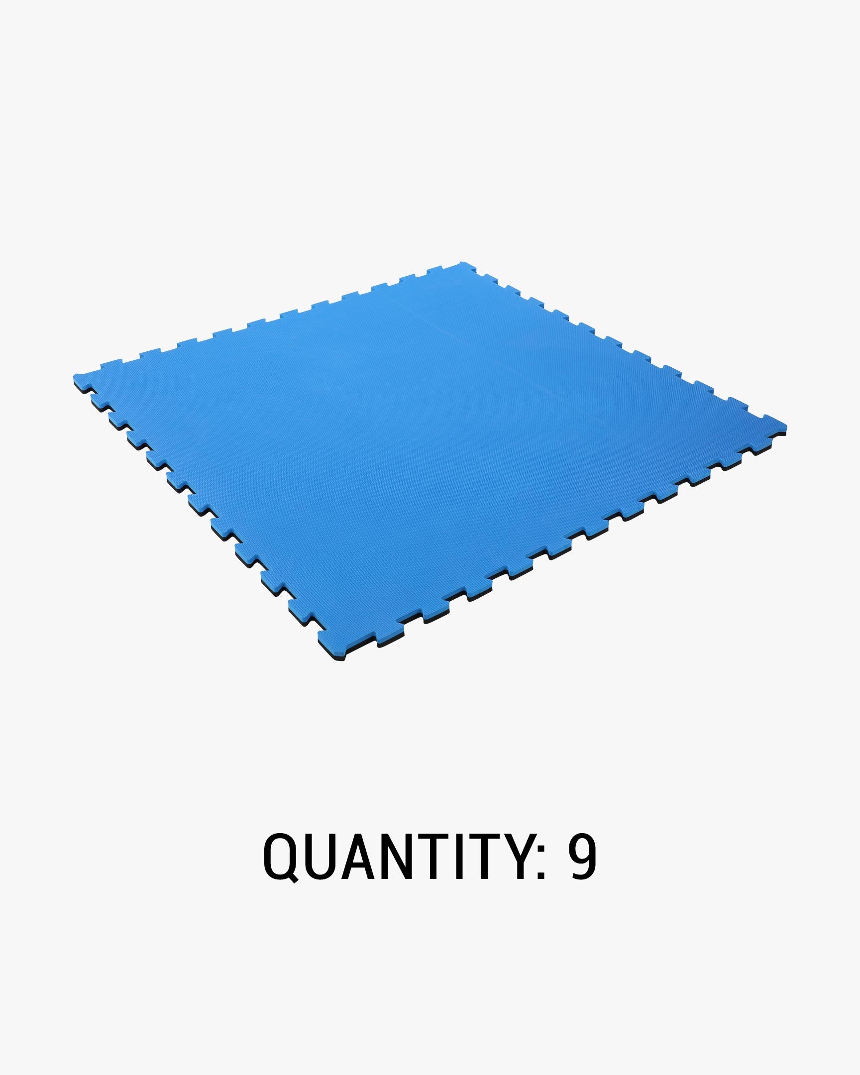 Reversible Puzzle Mat 9 Pack Bundle - Blue/Black