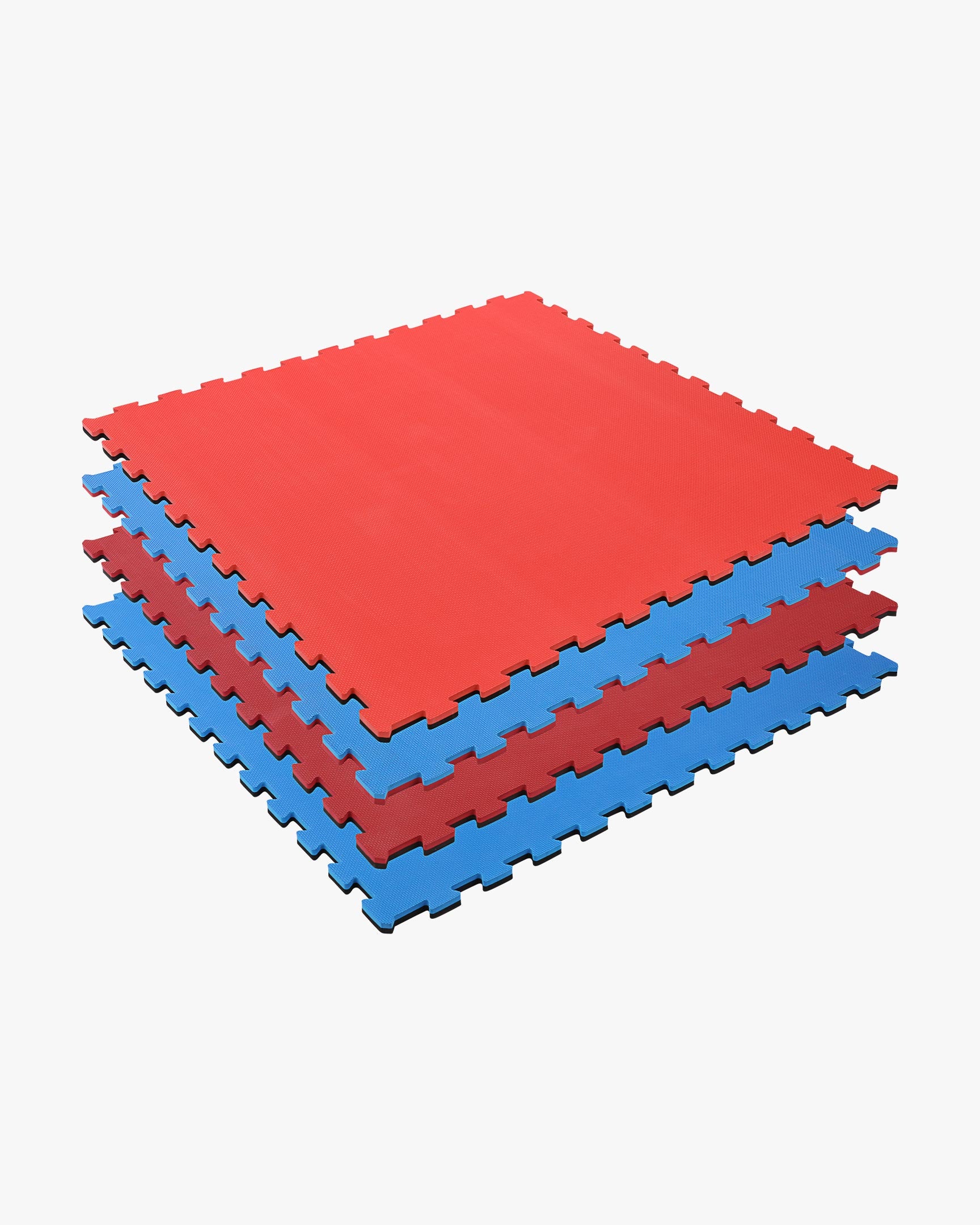Reversible 2 Color 3/4" Thick Puzzle Sport Mat 3/4" Blue/Red