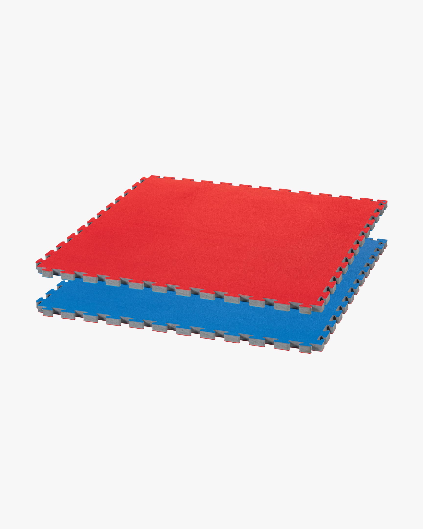 Reversible 1" Thick Puzzle Mat 1" Blue/Red