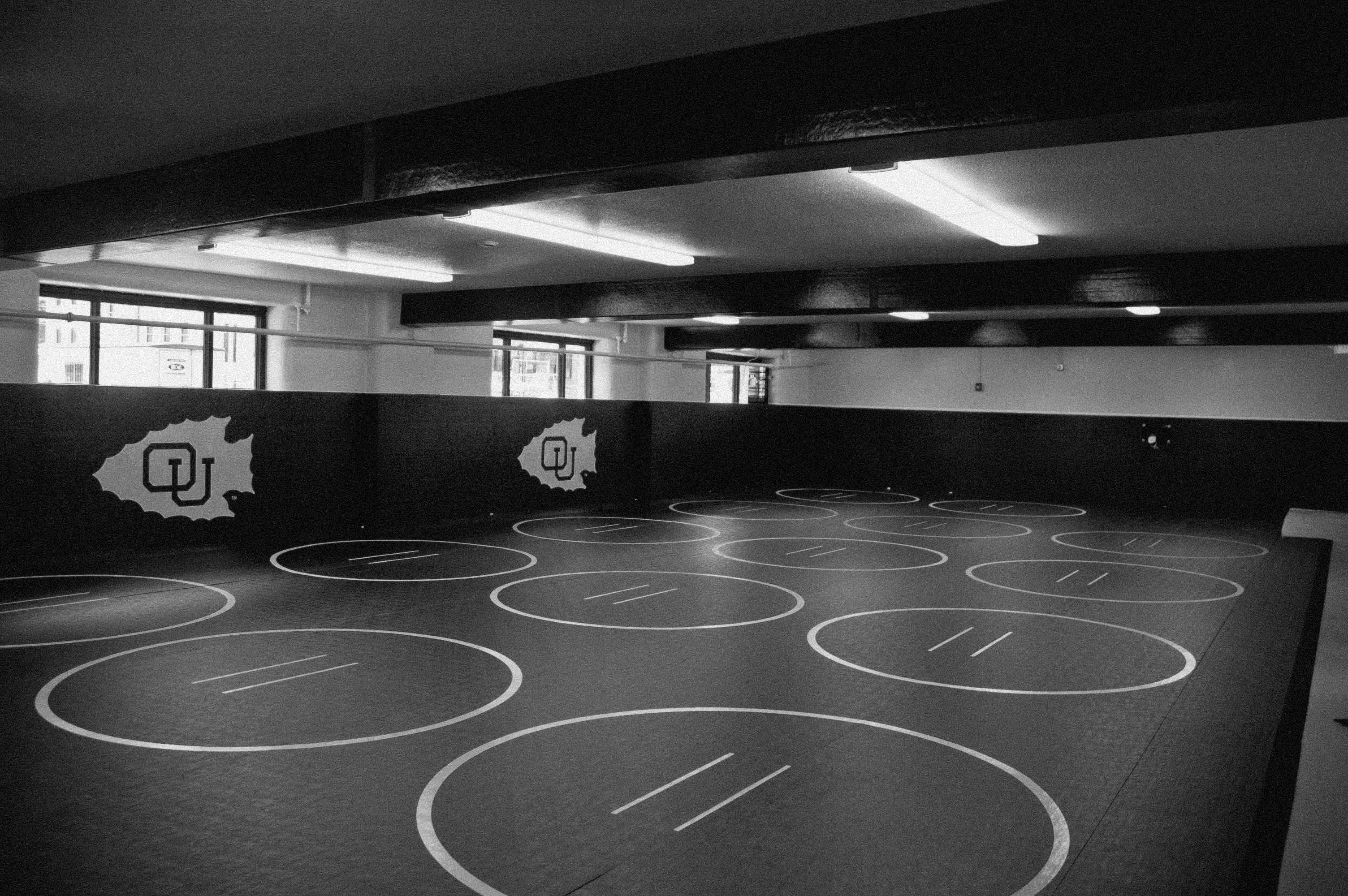 30' x 30' x 1 3/8 Roll-Up Wrestling Mat