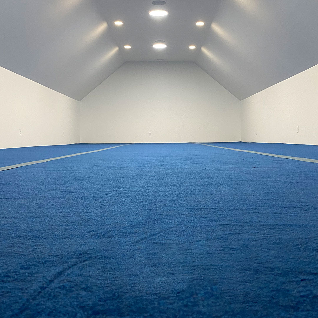 Blue carpet bonded foam mats