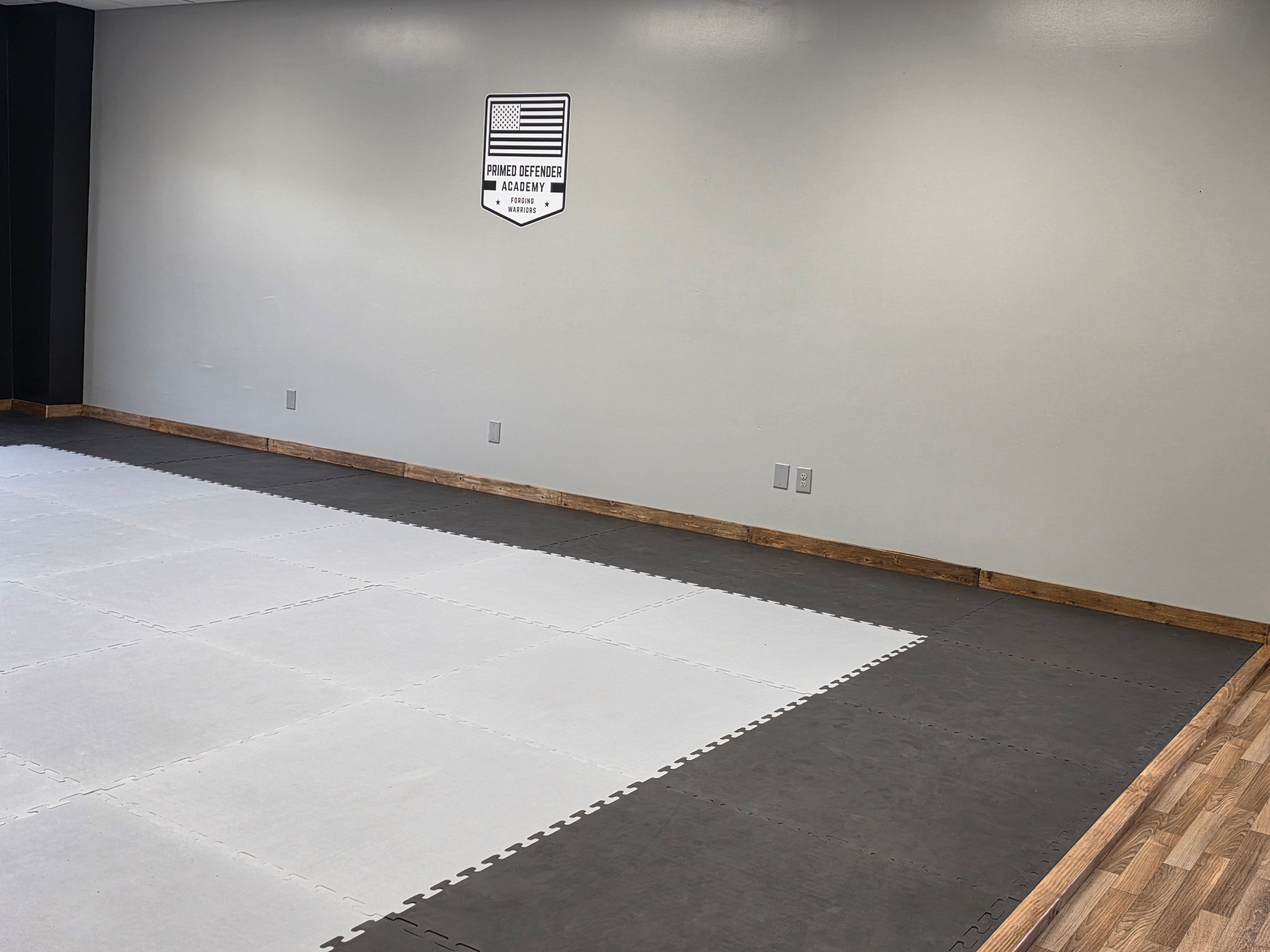 puzzle mats in gym

