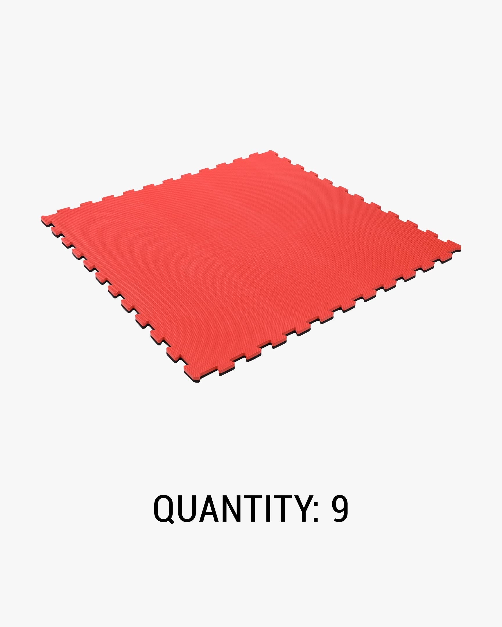 Reversible Puzzle Mat 9 Pack Bundle - Red/Black